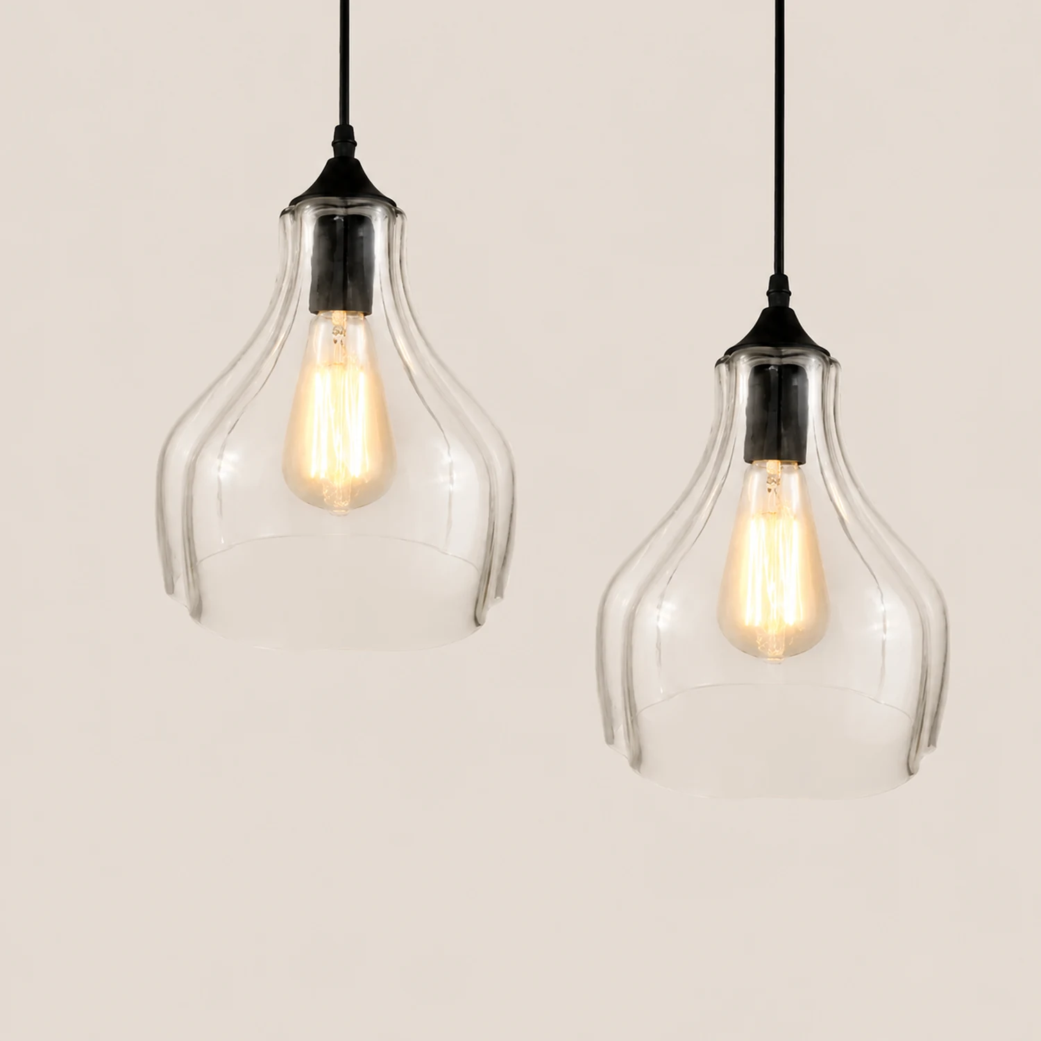 Morandi Modern Pendelleuchte, 3 Farben, 20CM Lang - Lumpaz