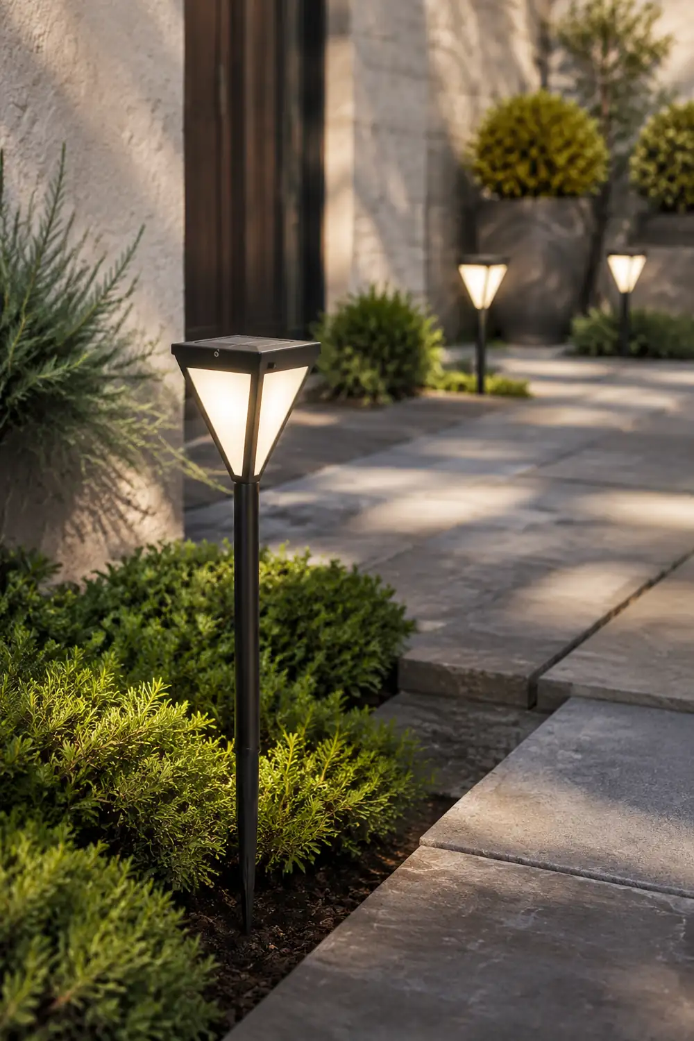 Orr Solar Außen-Wegeleuchte, Aluminium & Glas, 62CM Lang - Lumpaz