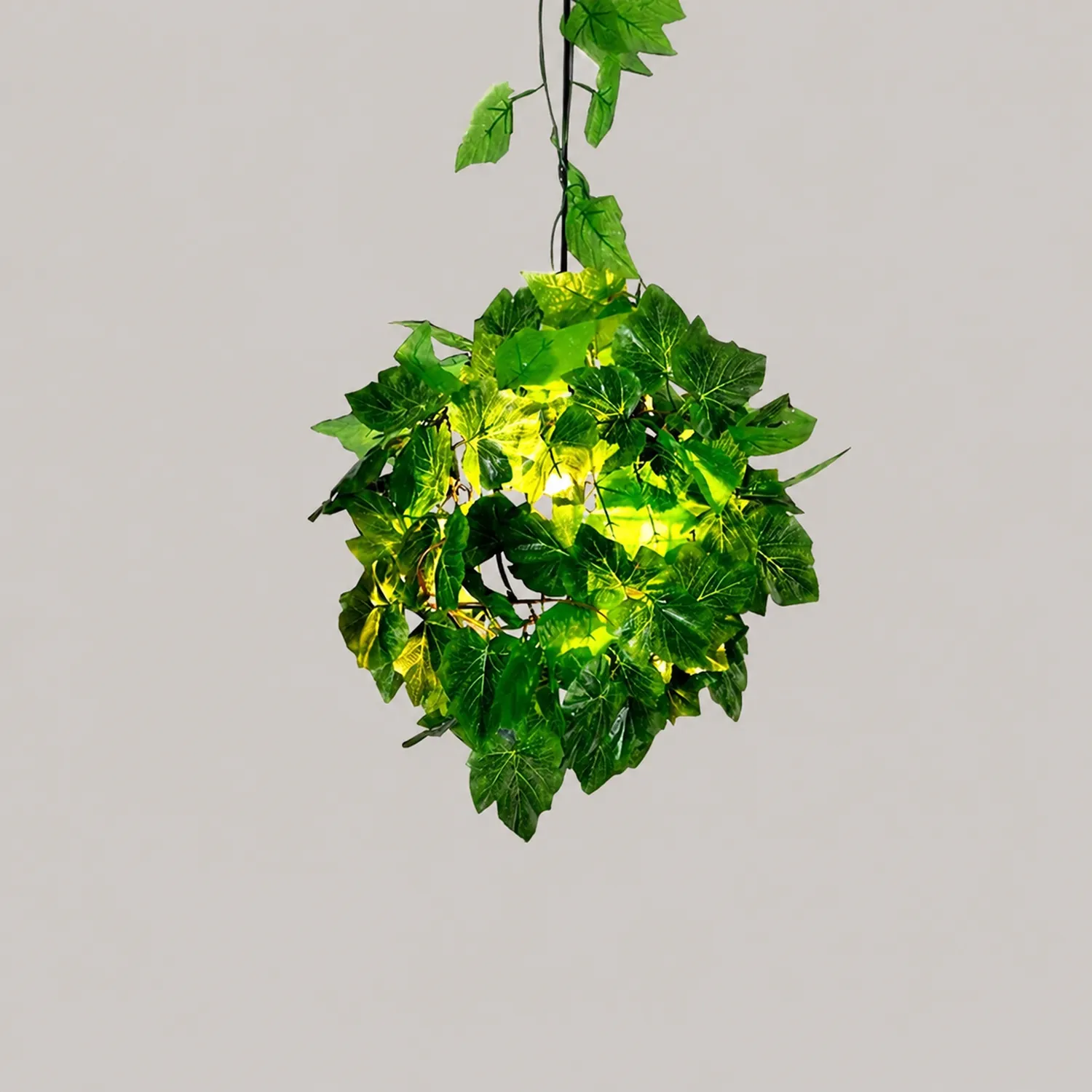 Nest Modern Pendelleuchte mit Planzendekor, 3 Farben, ∅30CM - Lumpaz