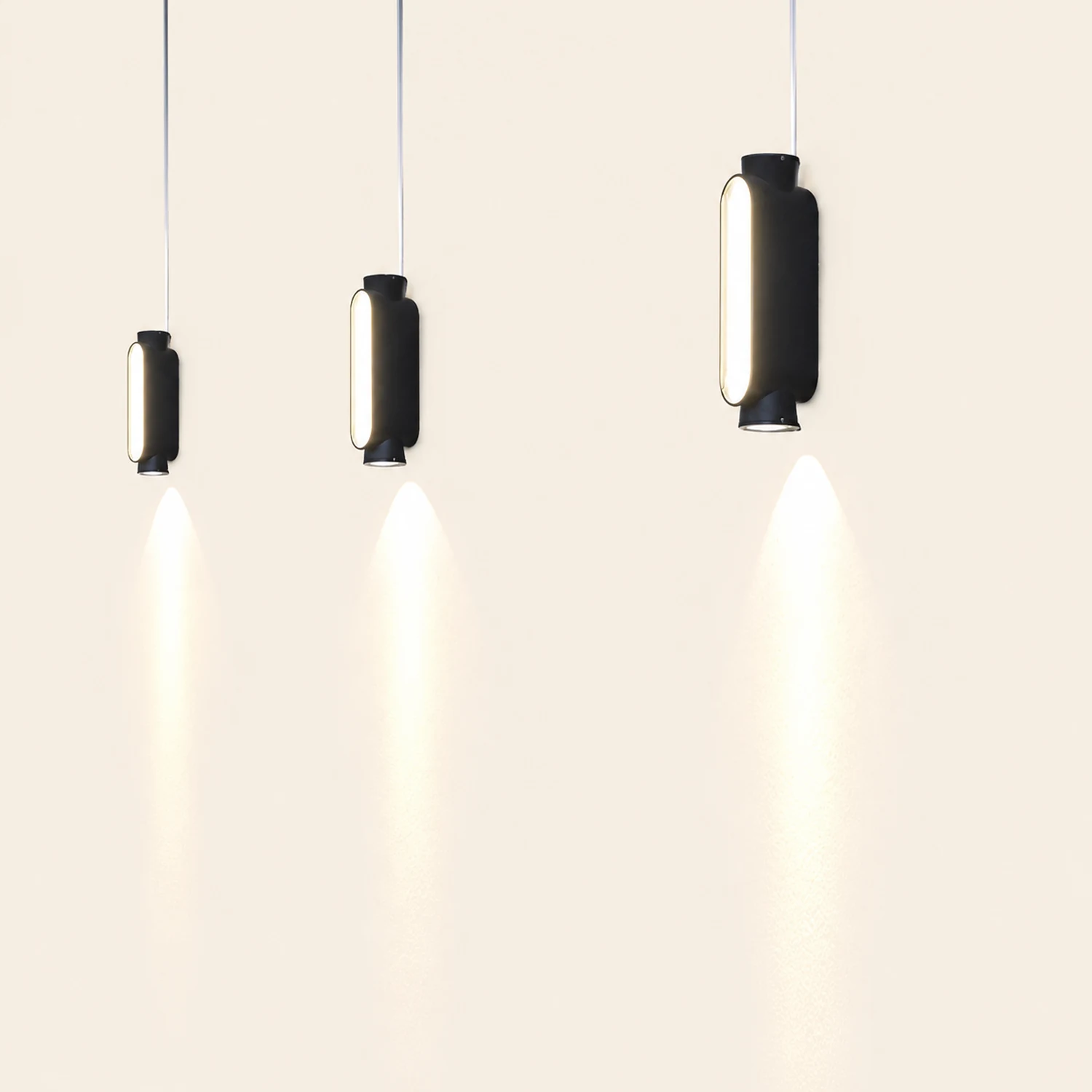 Pena Minimalistisch Außenwandleuchte, 18/28CM Lang - Lumpaz