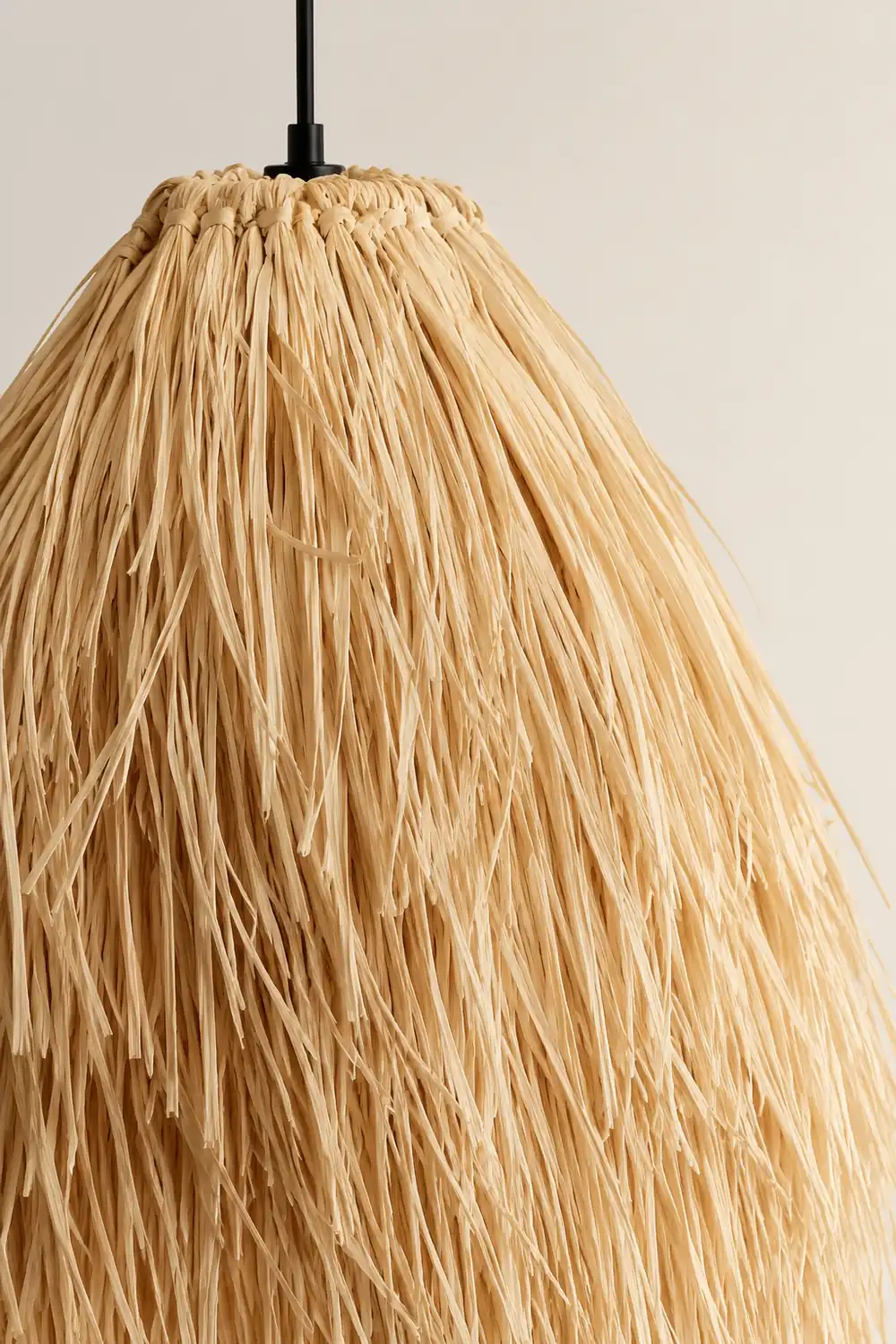 Muto Pendelleuchte Rattan, 35CMx53CM - Lumpaz