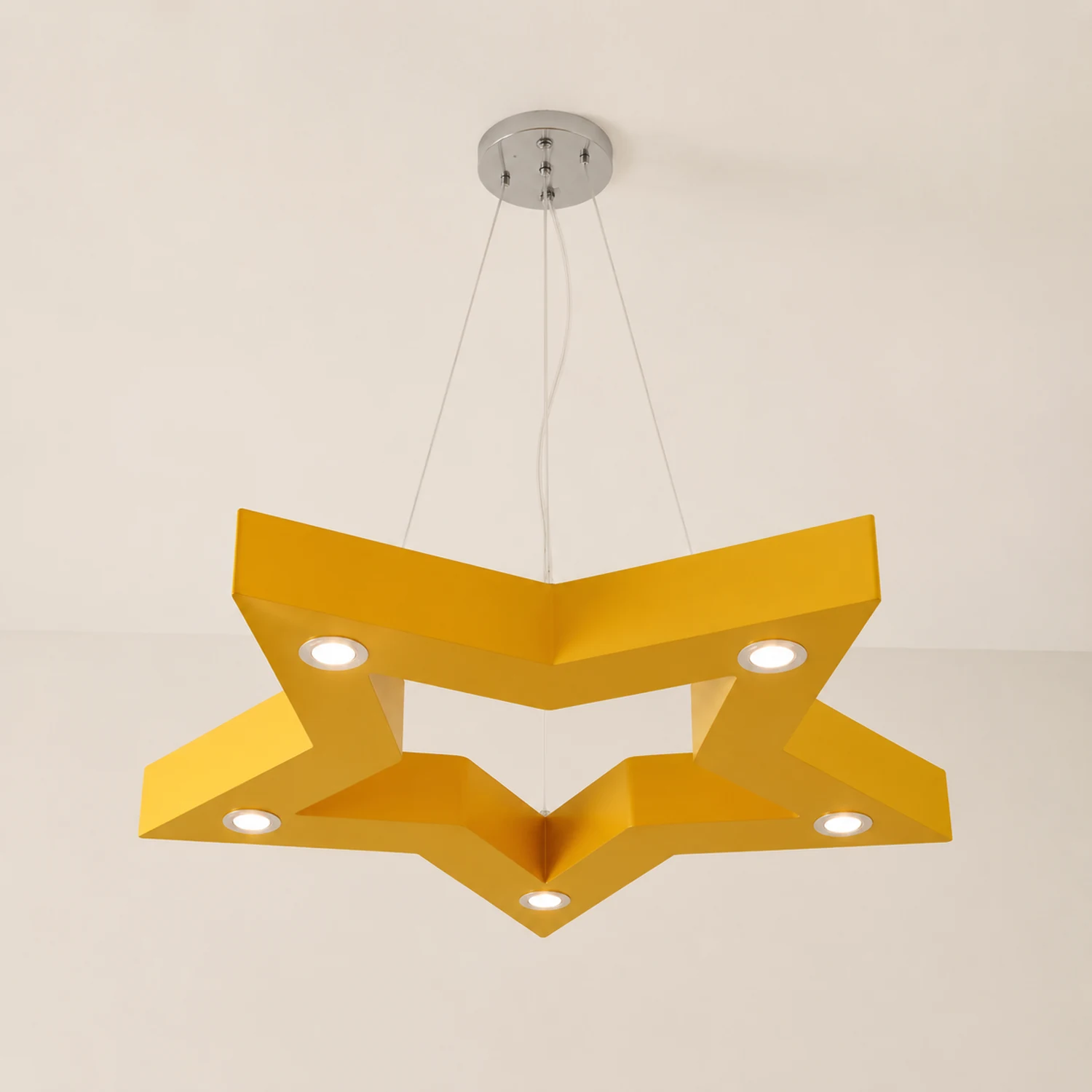 Minori Pendelleuchte Sterndesign, 4 Farben, 60CM Lang - Lumpaz