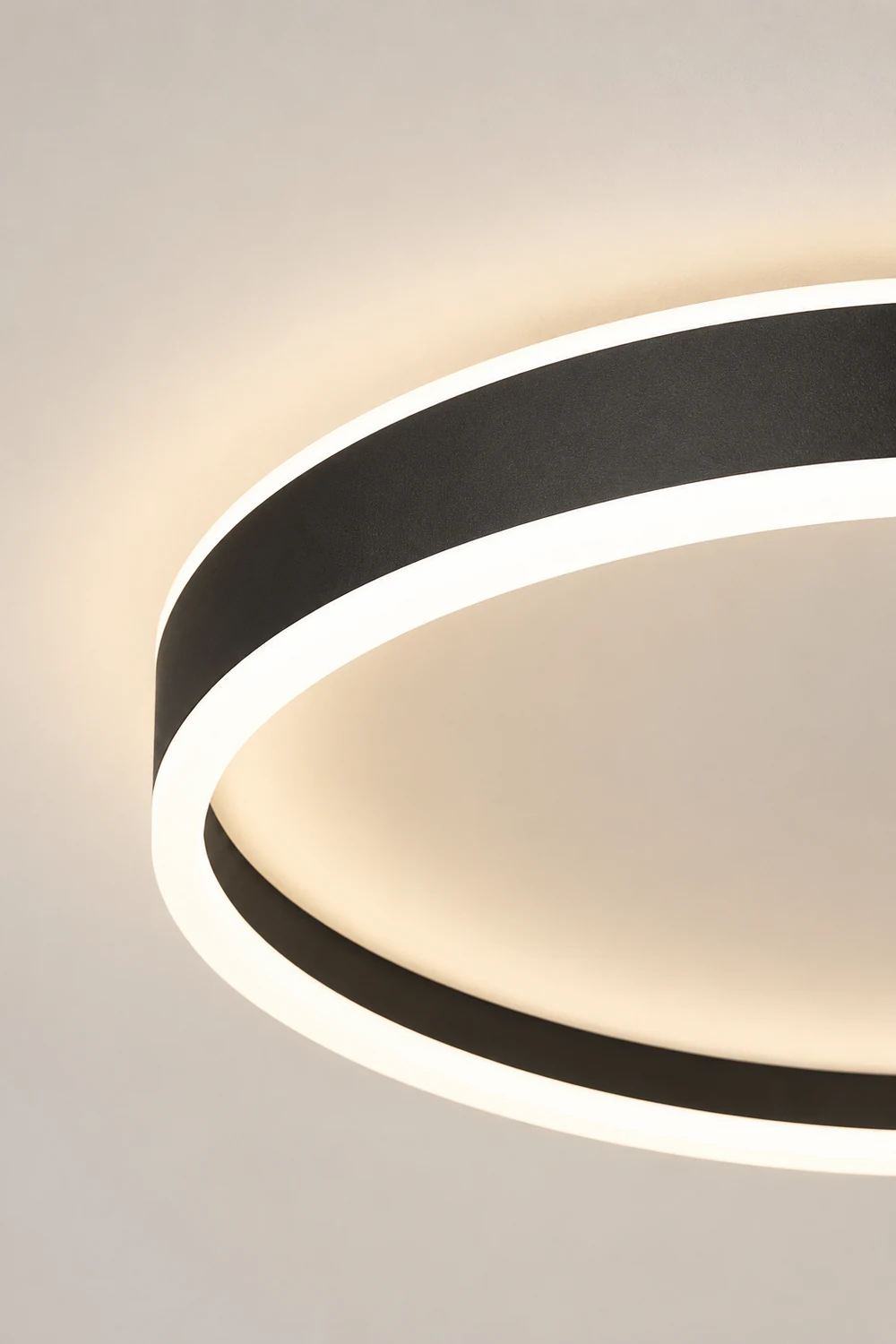 Quinn Deckenleuchte Ring, Minimalistisch, 2 Farben, ∅40CM/50CM - Lumpaz