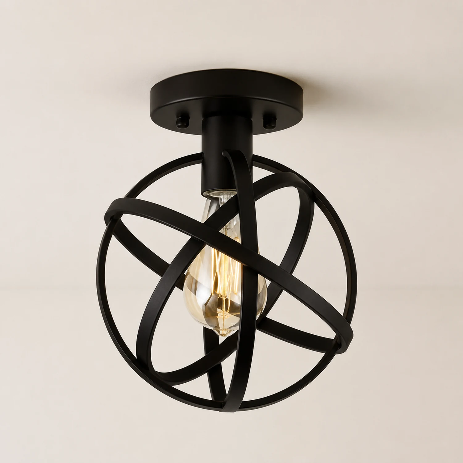 Herbert Deckenleuchte Retro-Kugel, ∅20CM - Lumpaz