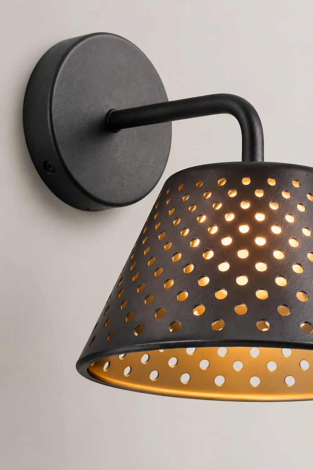 Carins Außenwandleuchte, Metall, ∅20CM - Lumpaz