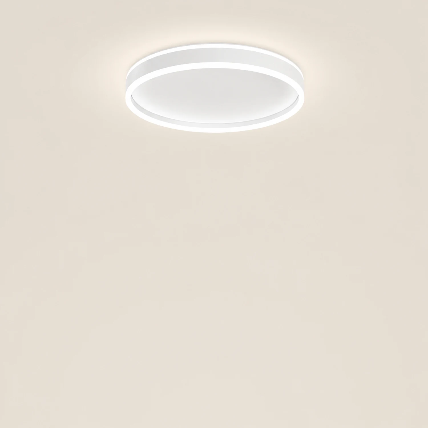 Quinn Deckenleuchte Ring, Minimalistisch, 2 Farben, ∅40CM/50CM - Lumpaz