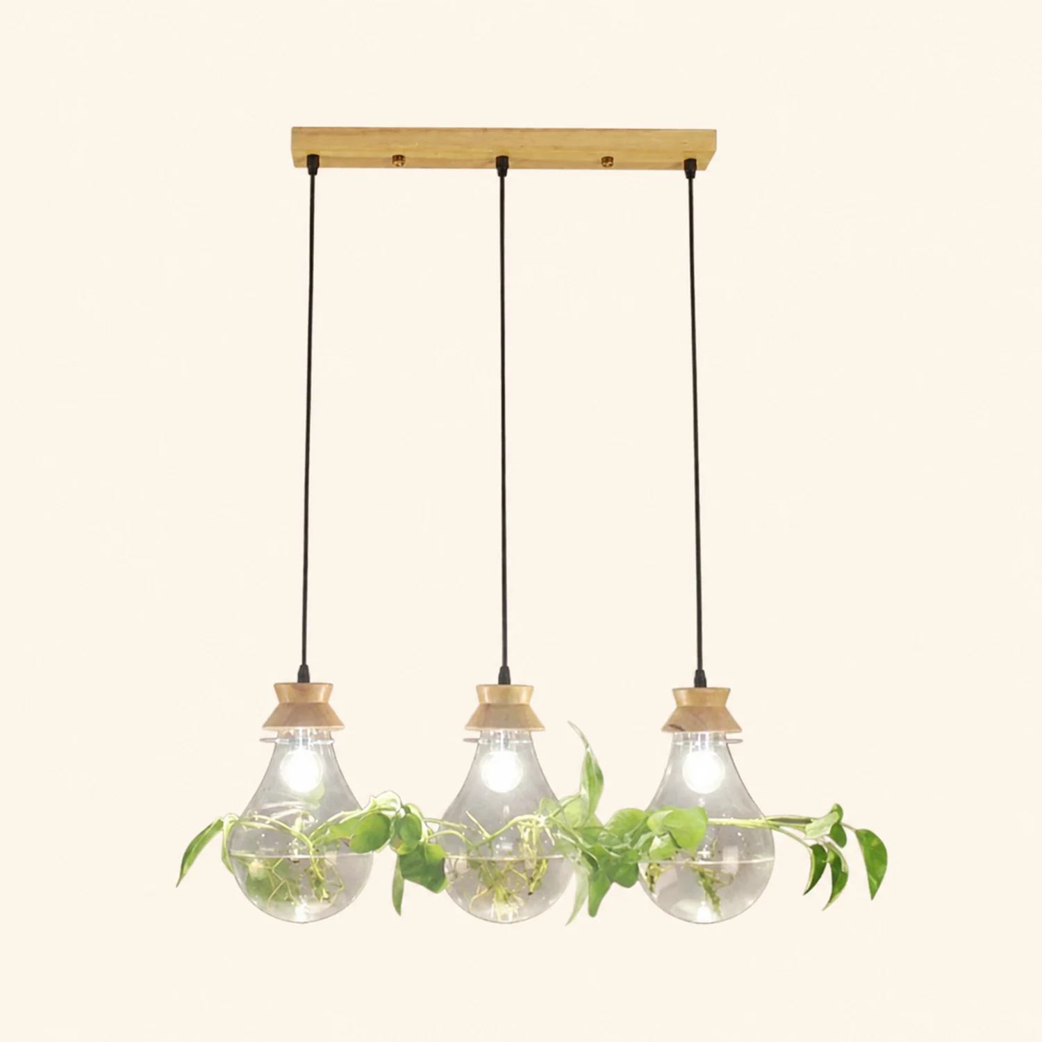 Nest Pendelleuchte Pflanzentopf-Cluster, 2 Farben/Shape, 1/3-flammig - Lumpaz