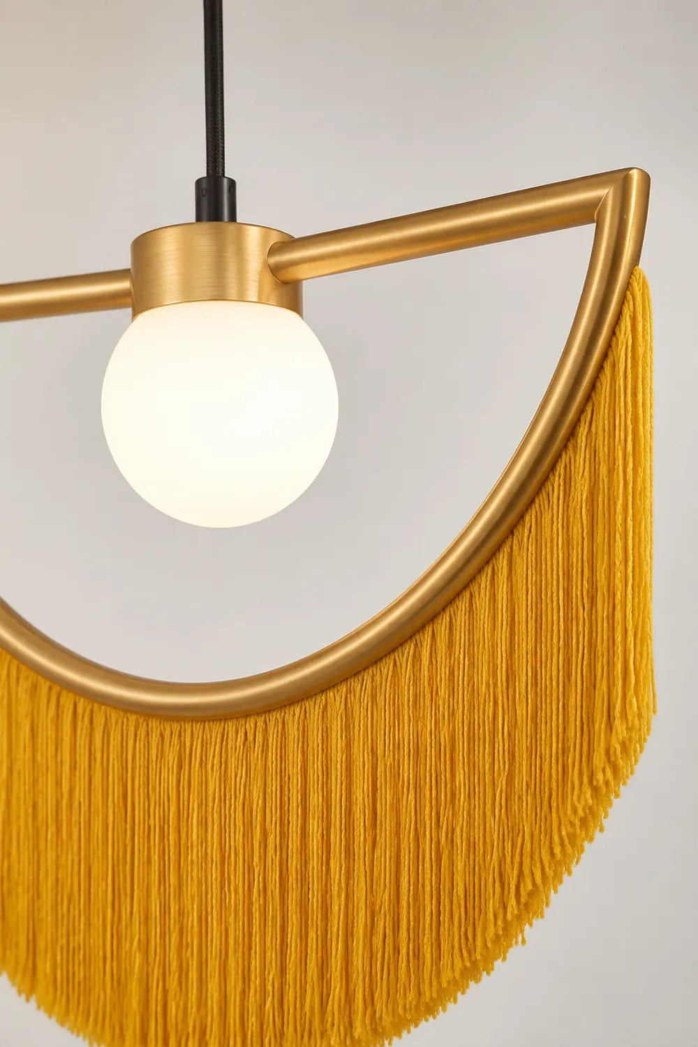 Minori Halbrund Pendelleuchte, 4 Farben, 38/60CM Lang - Lumpaz