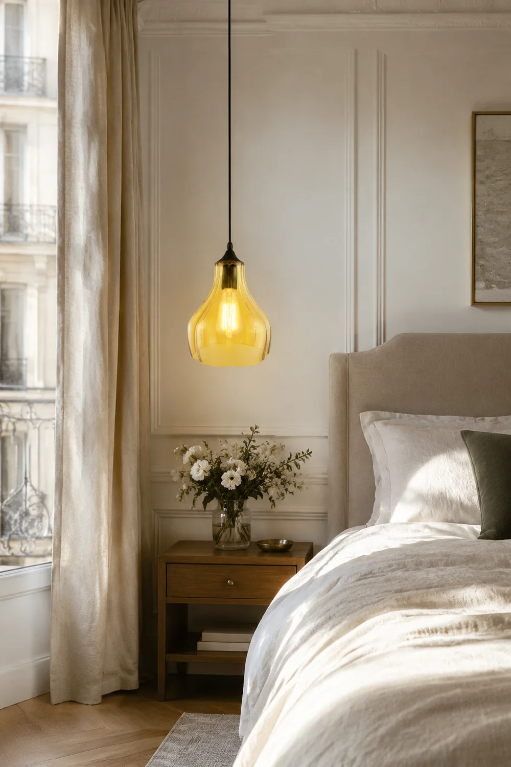 Morandi Modern Pendelleuchte, 3 Farben, 20CM Lang - Lumpaz
