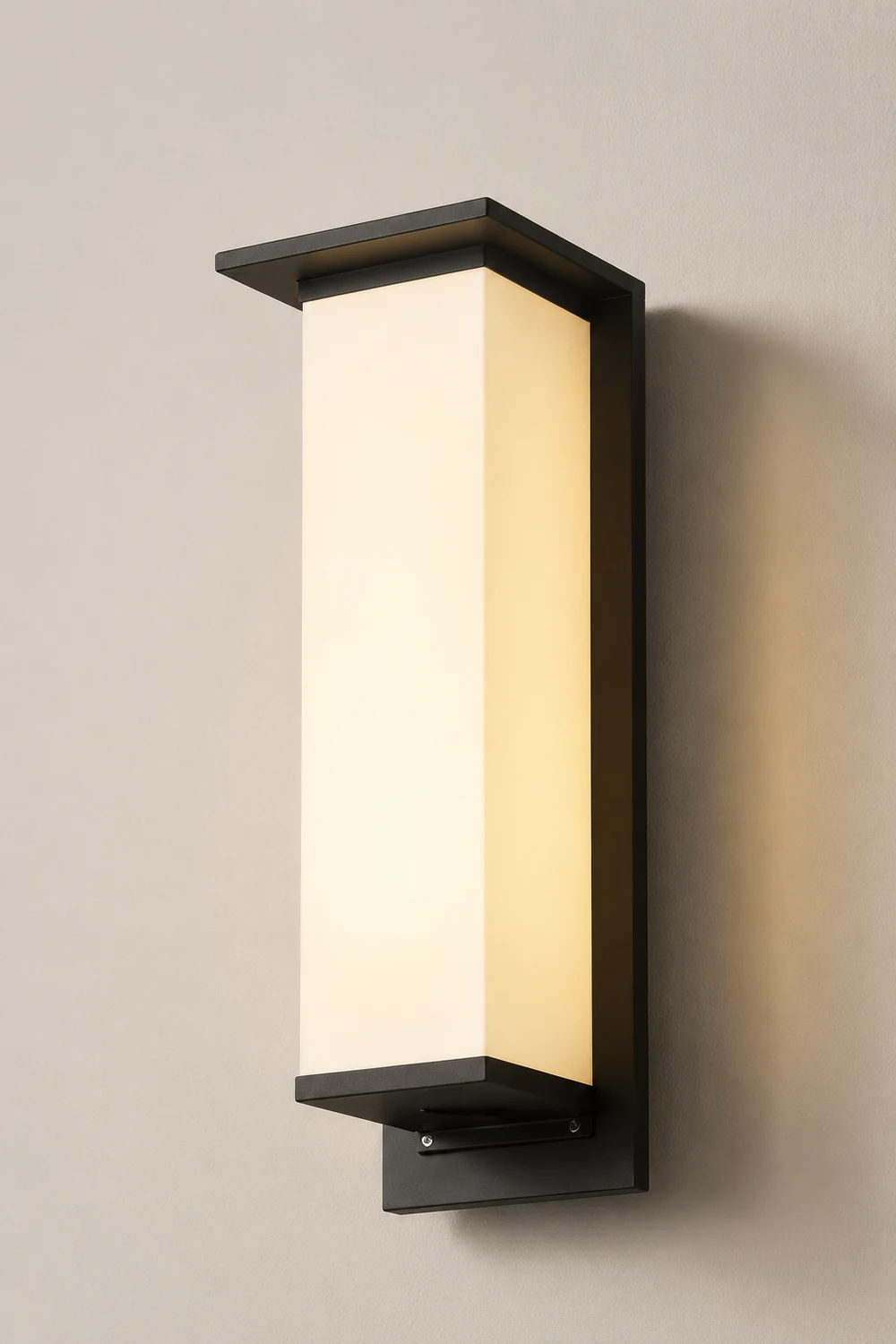 Orr Rechteck Außenwandleuchte Solar, 18CM/35CM/51CM/68CM/80CM/120CM Lang - Lumpaz