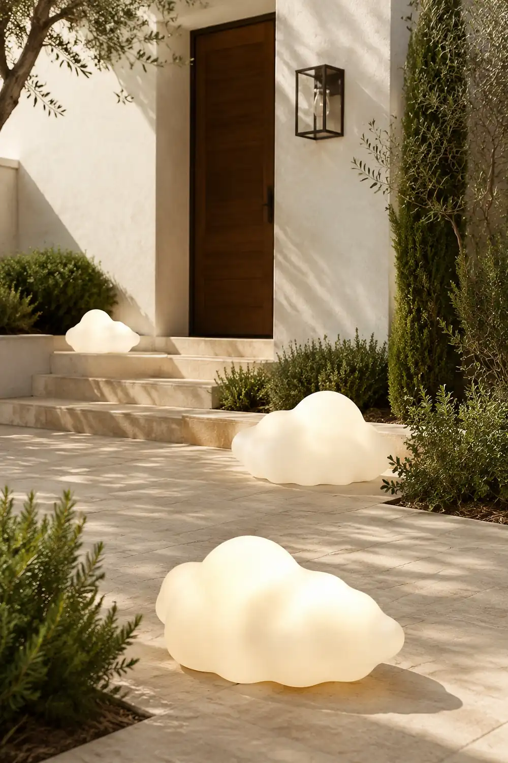 Minori Außenleuchte Wolke, Wiederaufladbar, 30CM/55CM/60CM/90CM/120CM/180CM Lang - Lumpaz