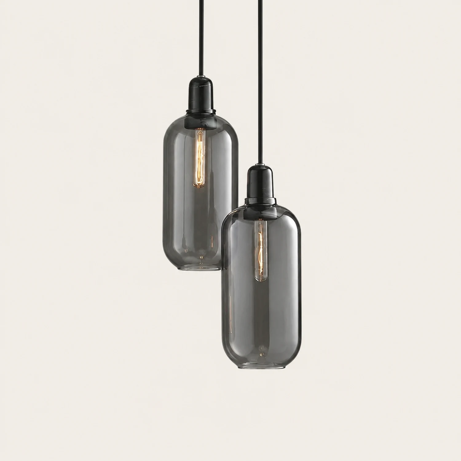 Hailie Pendelleuchte Zylinder, 2 Farben, ∅11CM/17CM - Lumpaz