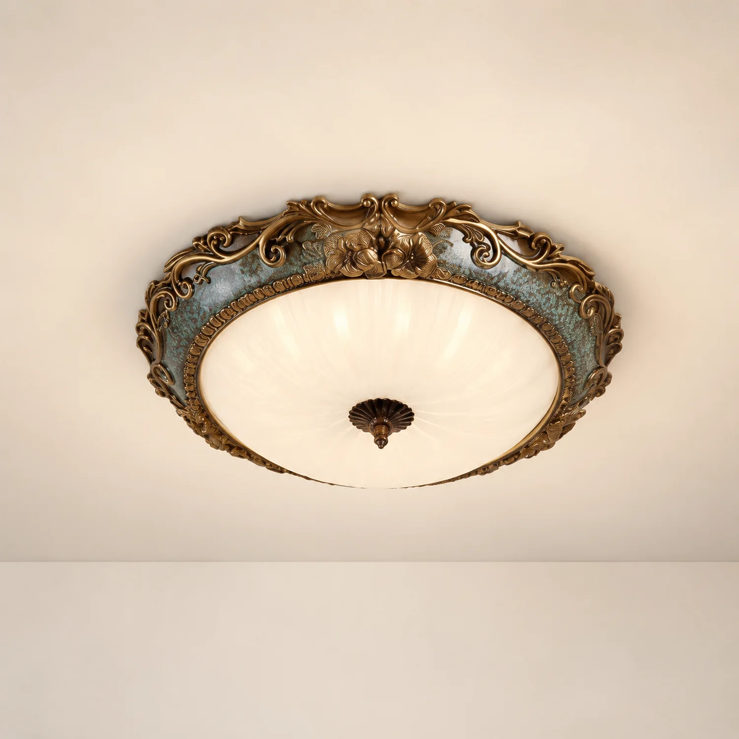 Eryn Deckenleuchte, Messing & Harz , ∅30/40/50CM - Lumpaz
