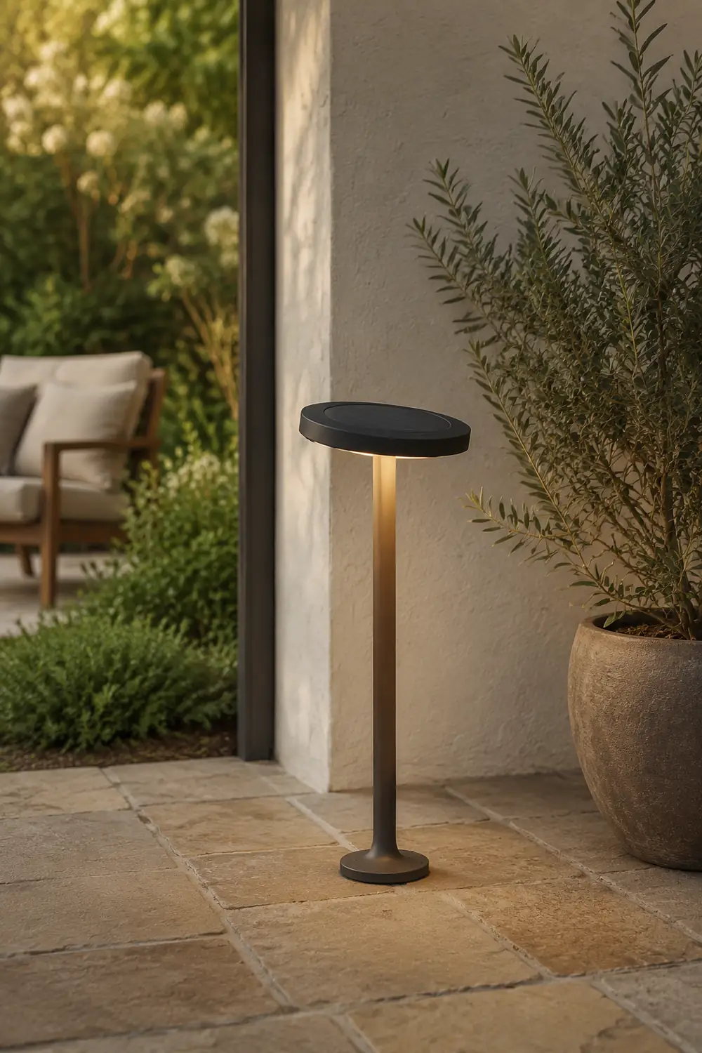Orr Außensockelleuchte, Pilzförmig, Solar, 39/55/79/120CM Lang - Lumpaz