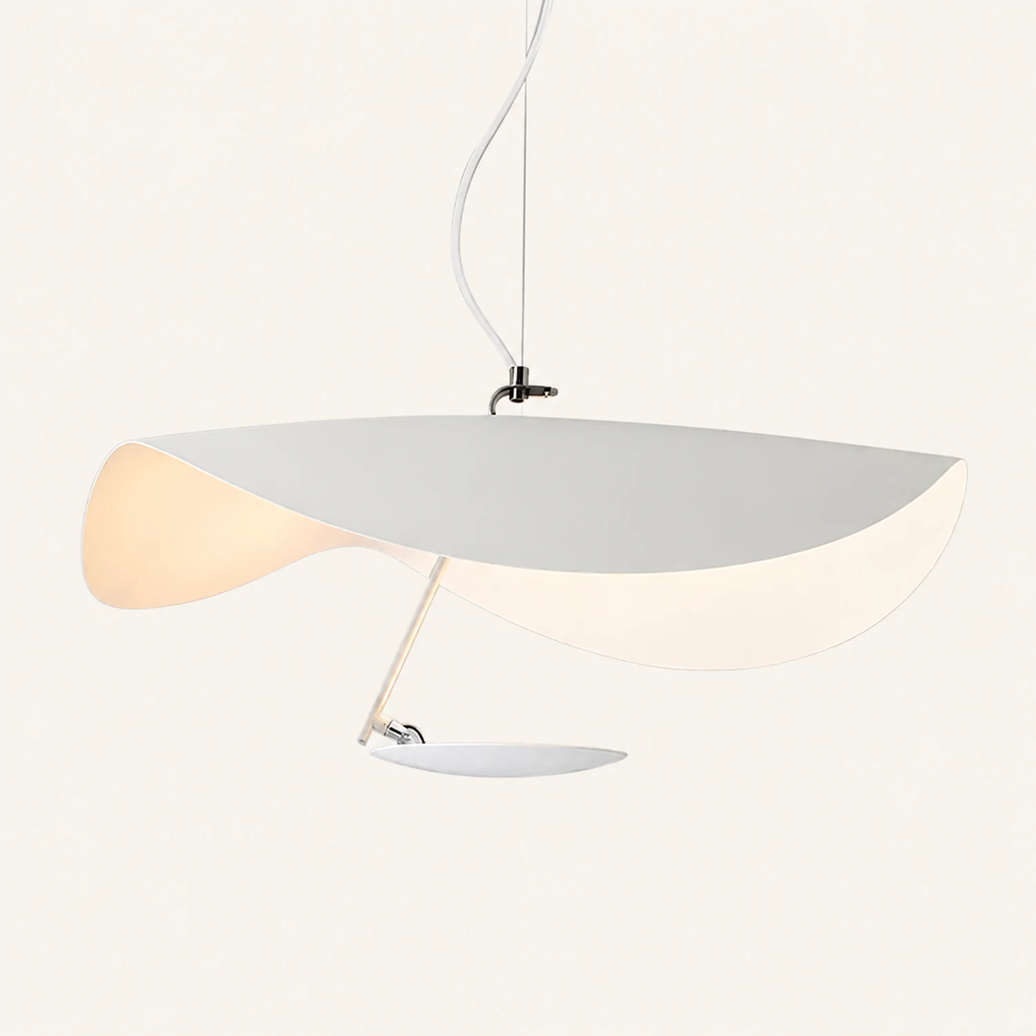 Eveline Pendelleuchte 2 Farben, Goldfolie, ∅40/60/80CM - Lumpaz