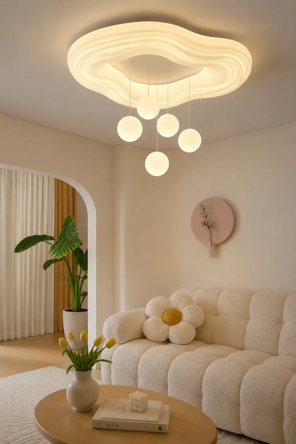 French Warm Ceiling Light For Kids Room - Lumpaz