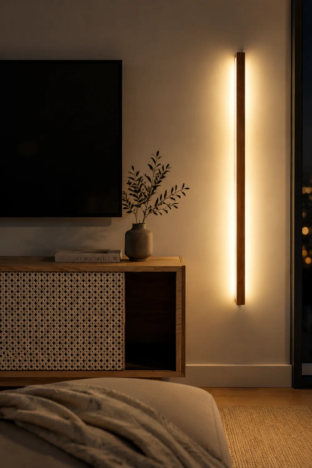 Ozawa Wandleuchte Dimmbar, L60/80/100/120CM - Lumpaz