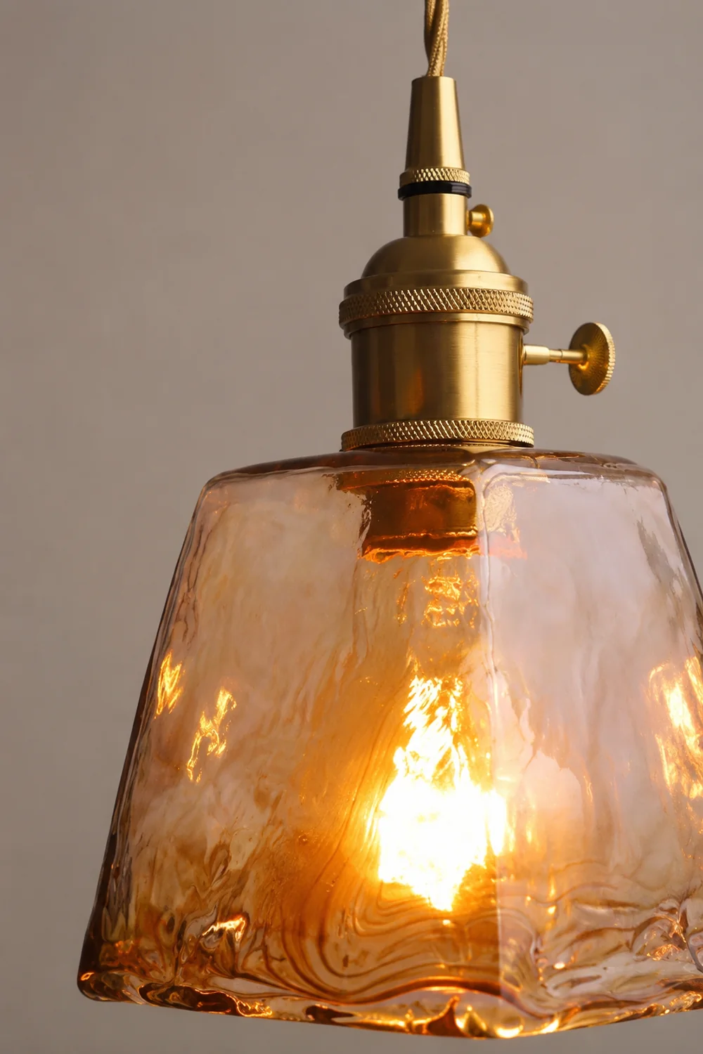 Levy Messing Glas Pendelleuchten - Lumpaz
