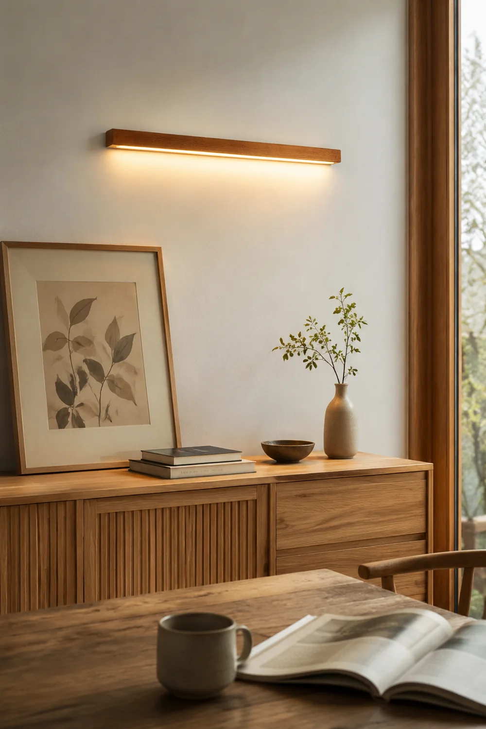 Ozawa Wandleuchte Dimmbar, L60/80/100/120CM - Lumpaz