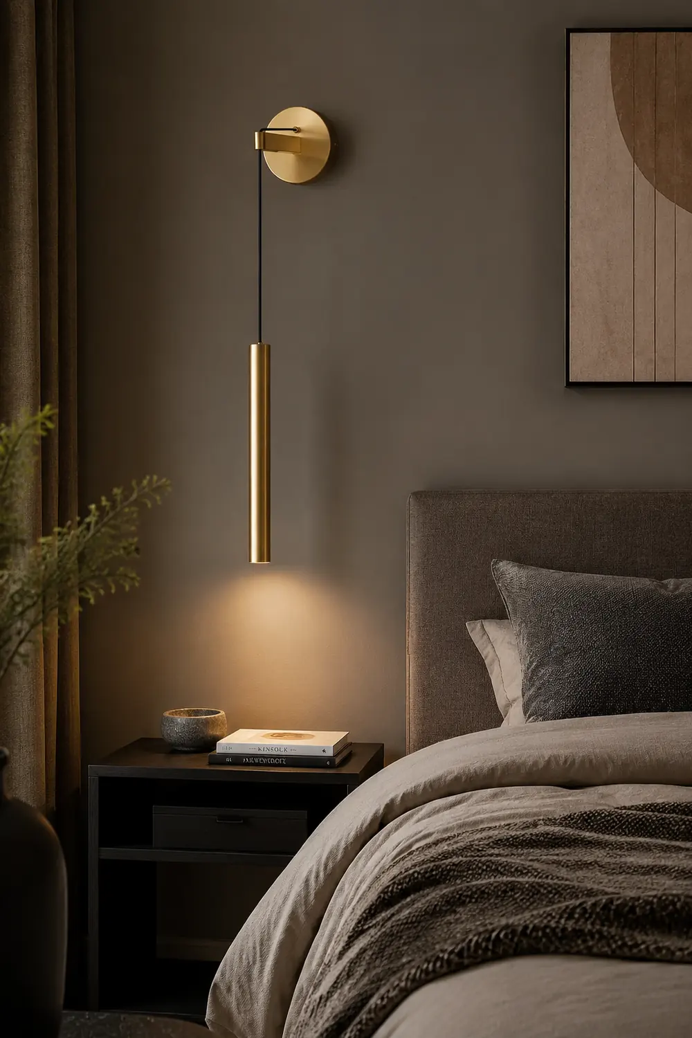 Brass Line Wall Light - Lumpaz