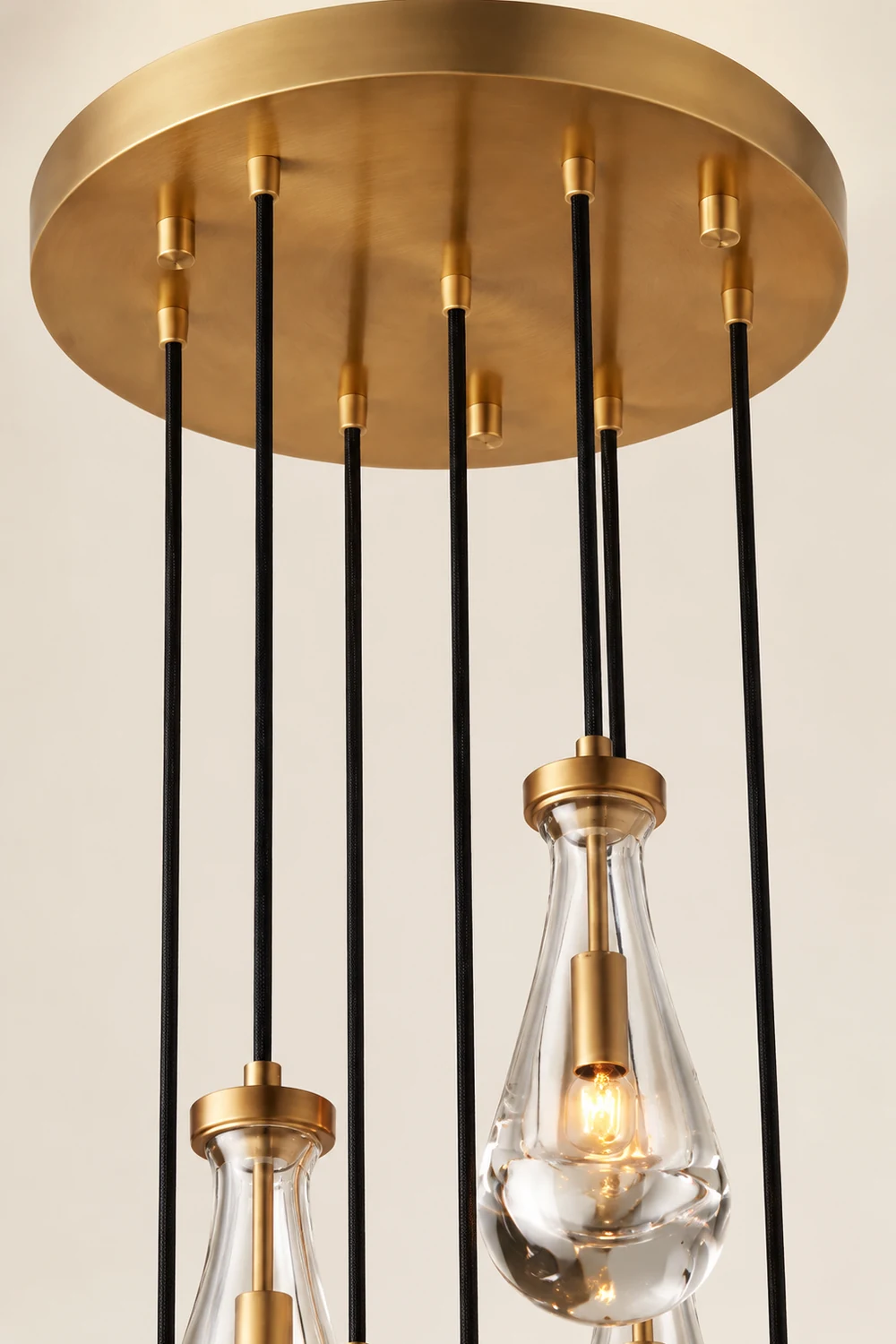 Modern Art Deco Raindrop Chandelier - Lumpaz