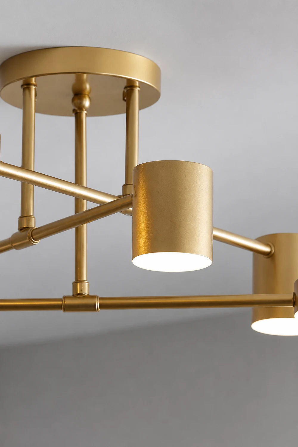 Moderne Kreis-Design Deckenleuchte aus Metall für Wohnzimmer, Schlafzimmer - Lumpaz