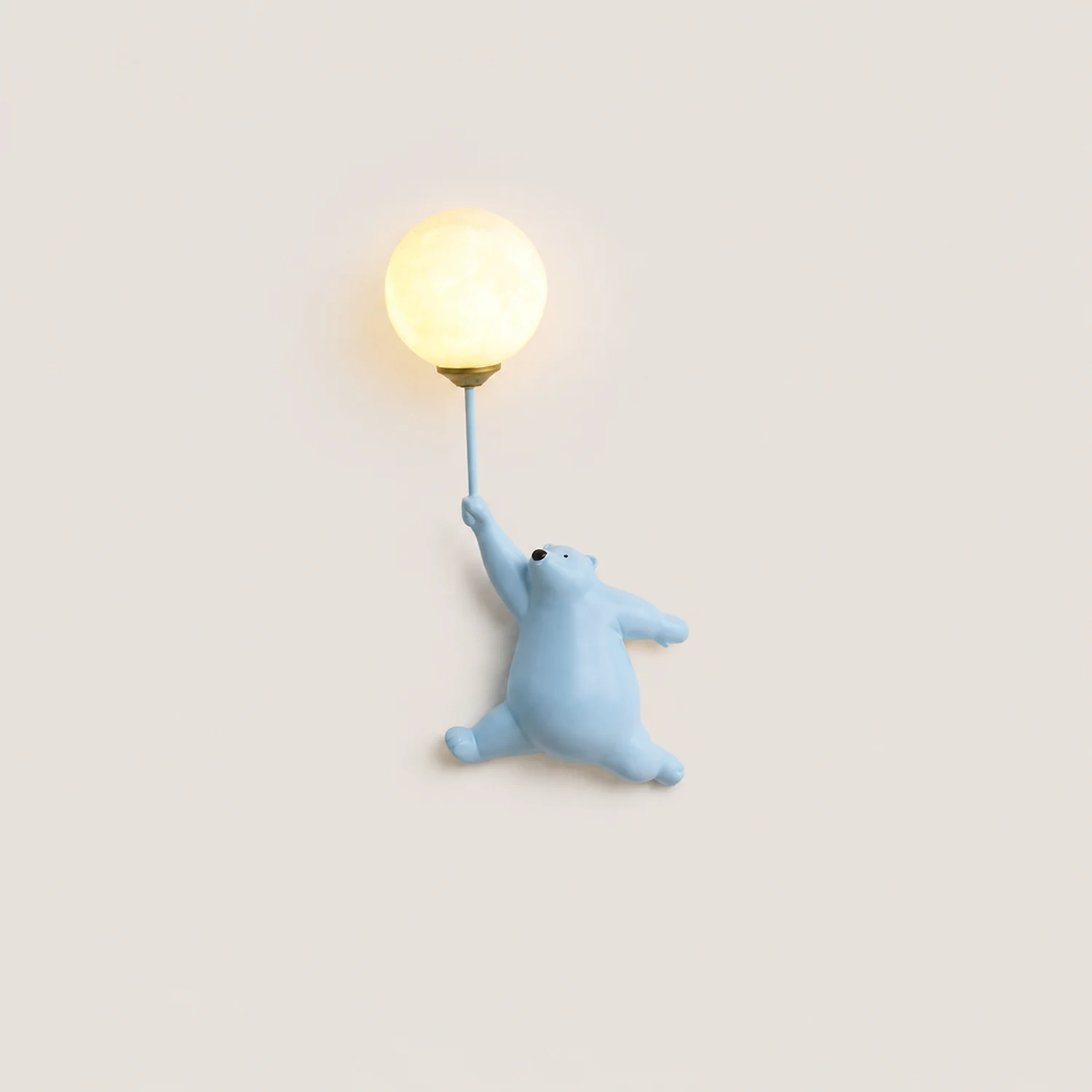 Fateh Wandlampe Bär Ballon, 4 Farben - Lumpaz