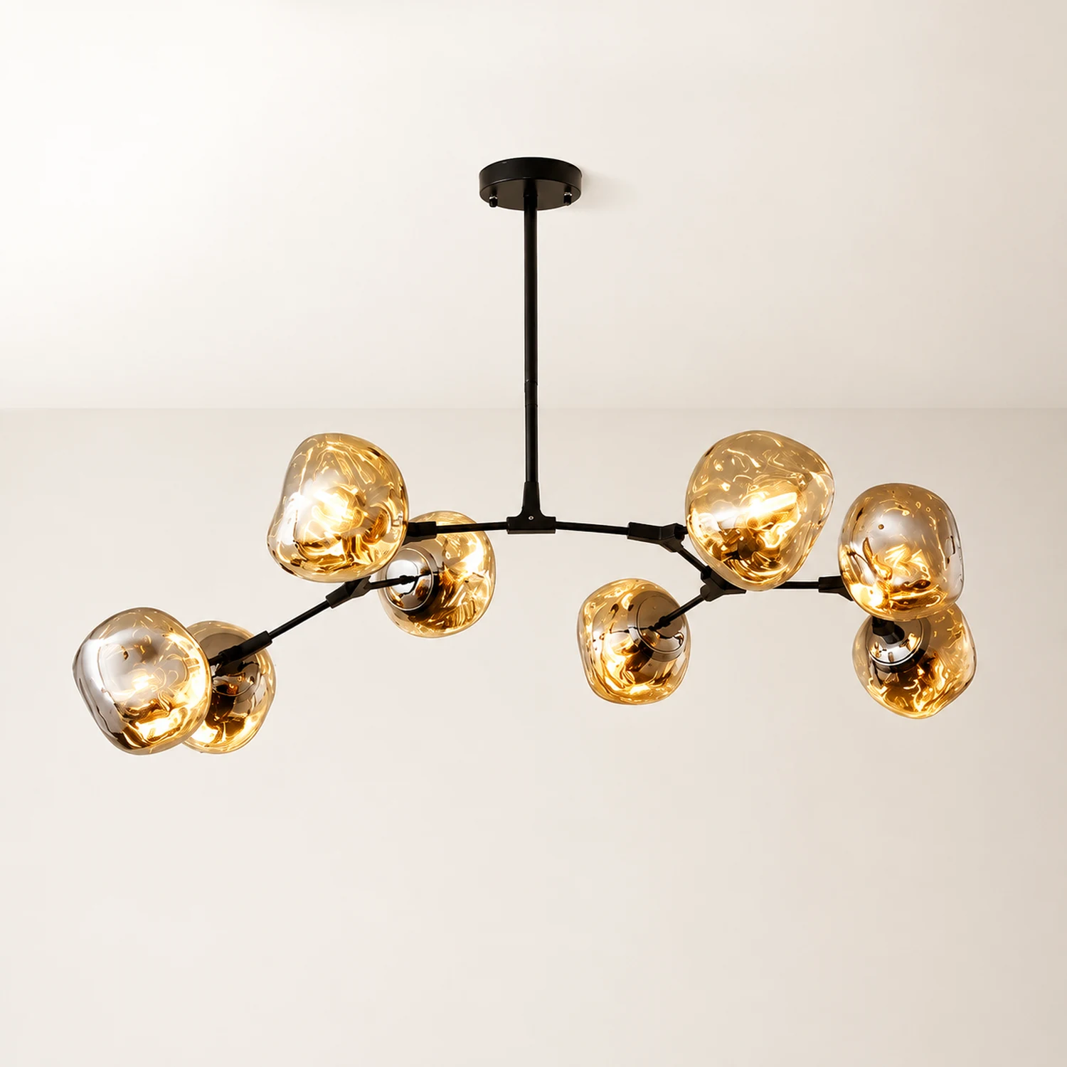 Mirza Drei Pendelleuchte 3 Farbe, 3/6/8 -flammig - Lumpaz