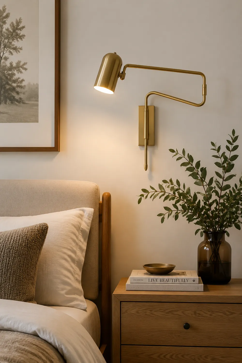 Adjustable Arm Reading Wall Lamp - Lumpaz