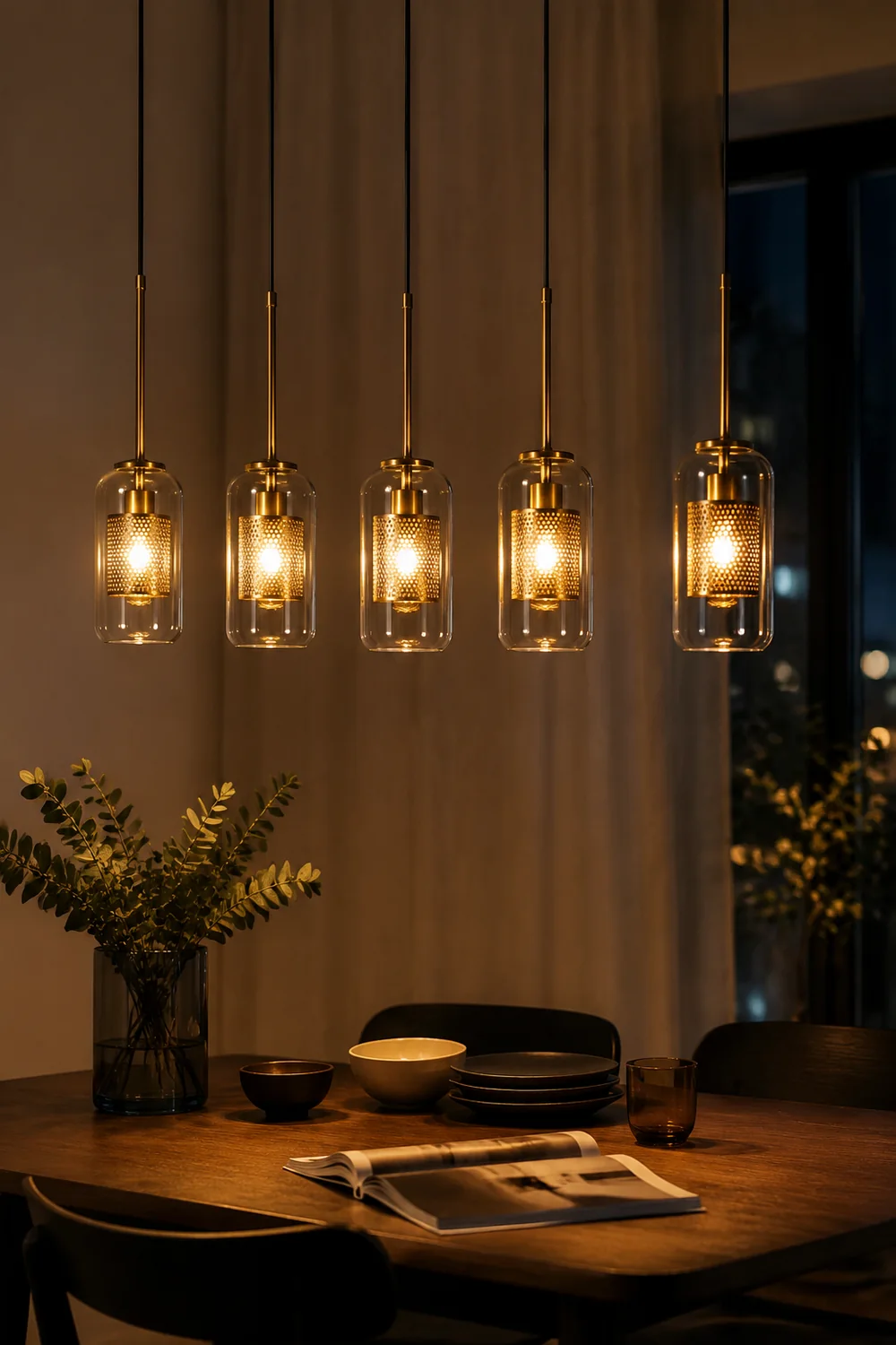 Modern Decor Chiswick Glass Pendant Light - Lumpaz
