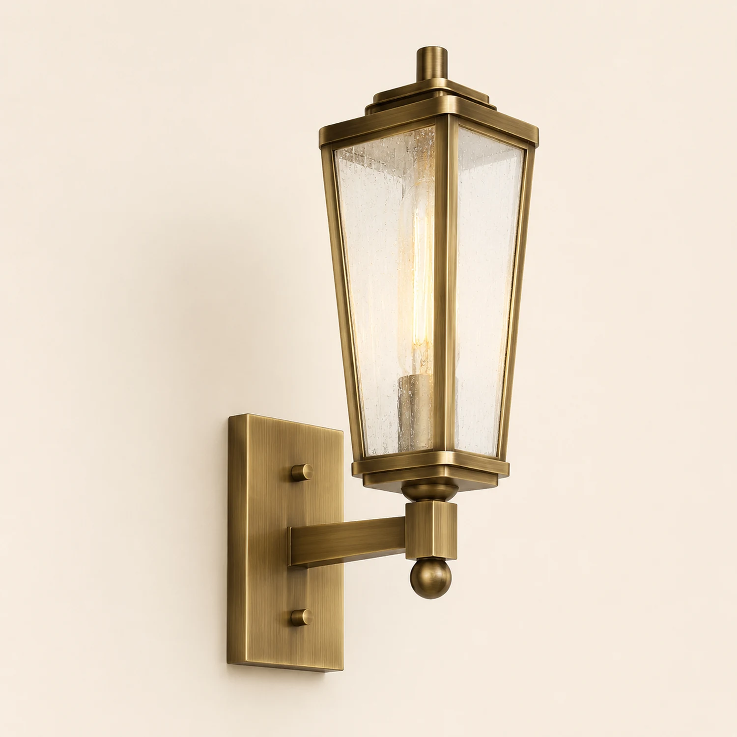 Kristy Wandlampe Wasserrippel Spiegel Licht Farbtemperatur umschaltbar, 2 Farbe, 45/66/88CM - Lumpaz