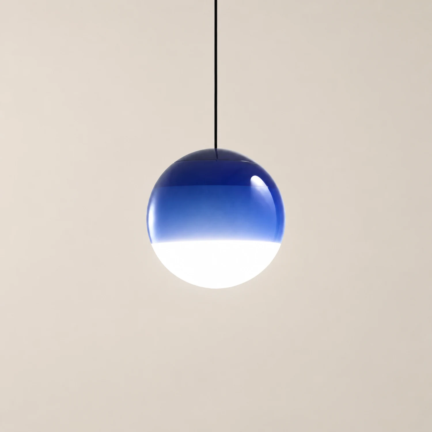 Valentina Bunte Glasblase Pendelleuchte, 6 Farben - Lumpaz