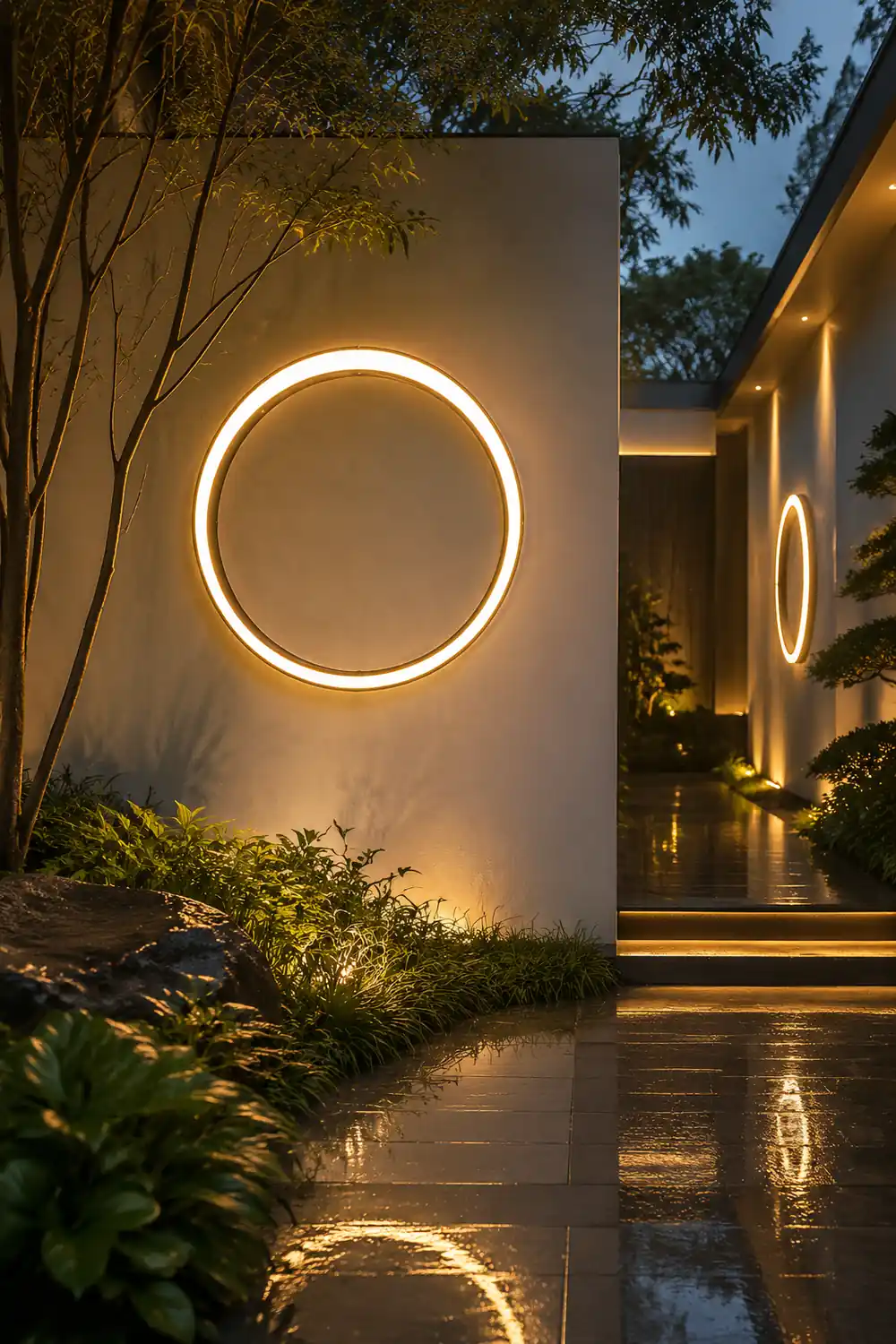 Postmorderne Wasserdichte LED Wandleuchten für Garten, Außenbereich - Lumpaz