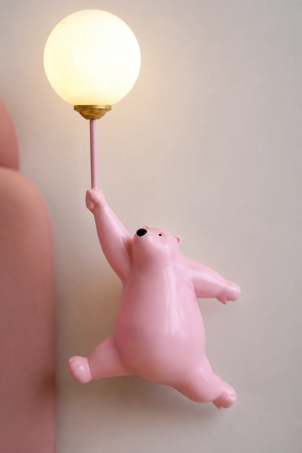 Fateh Wandlampe Bär Ballon, 4 Farben - Lumpaz