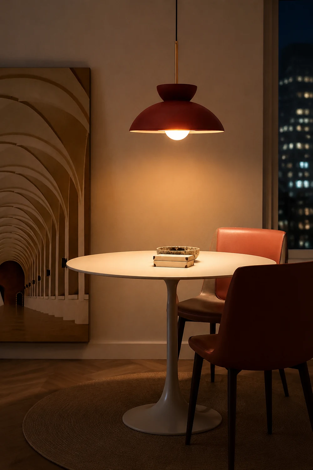 Nordic Minimalist Resin Pendant Light For Dining Room - Lumpaz