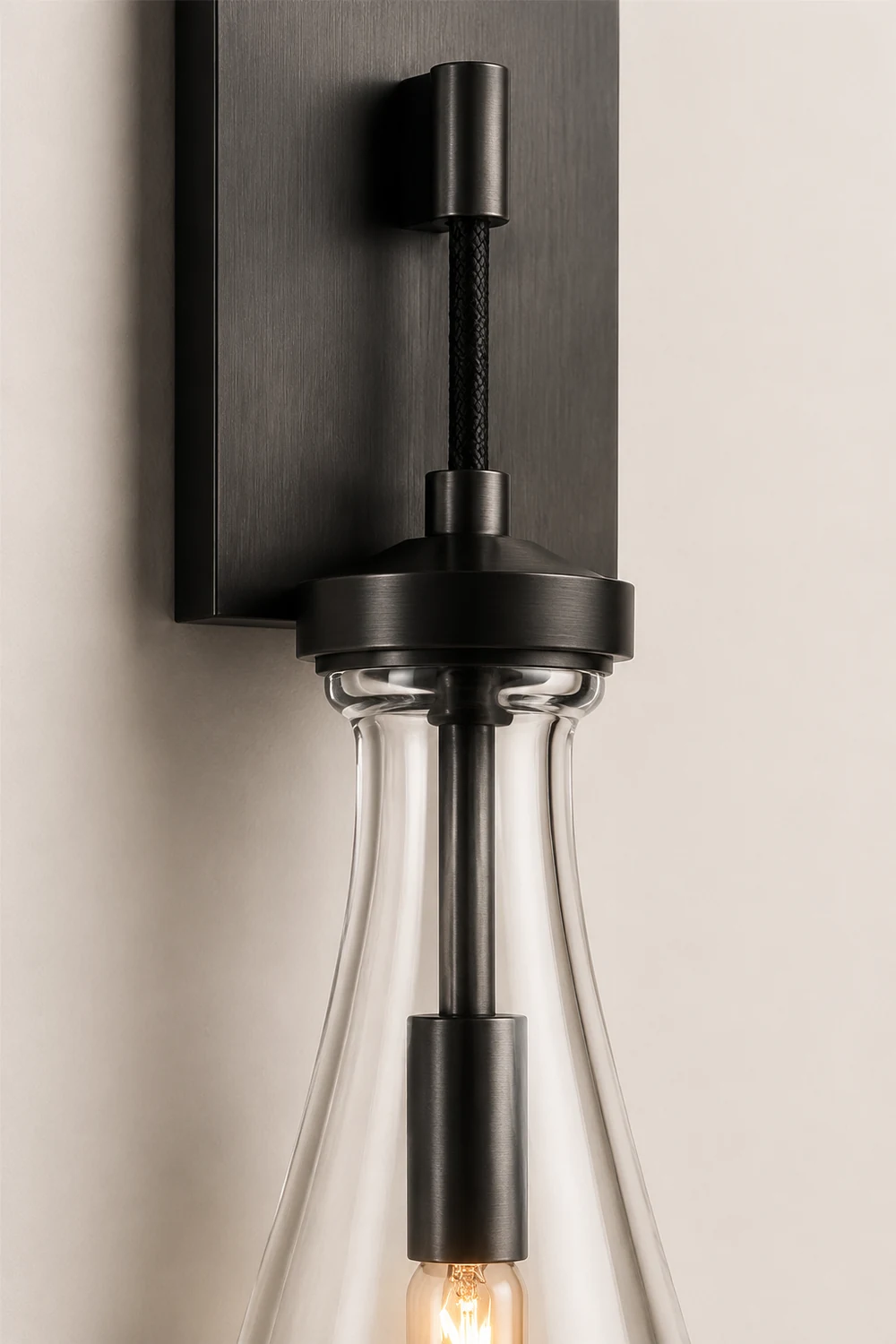 Art Creative Short Raindrop Wall Light For Dining Room - Lumpaz