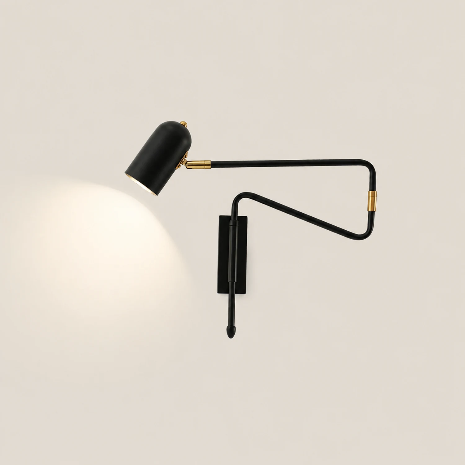 Adjustable Arm Reading Wall Lamp - Lumpaz