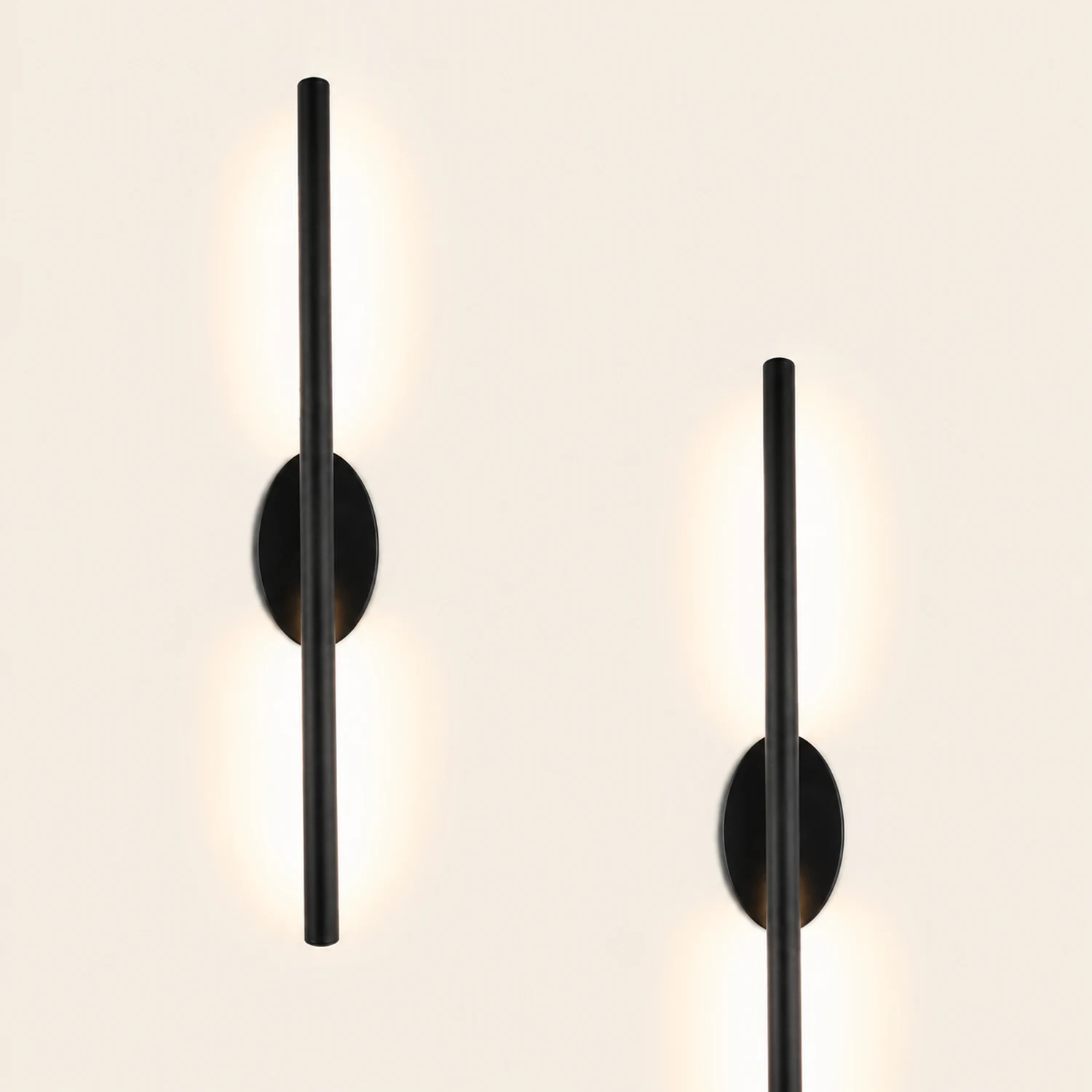 Edge Spiegelfront Waschtisch-Wandleuchte, L 60/80/100/120CM - Lumpaz
