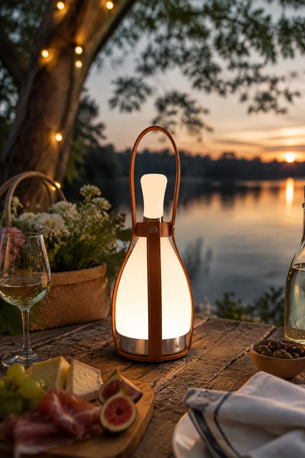 Bell Portable Built-in Battery Table Lamp - Lumpaz