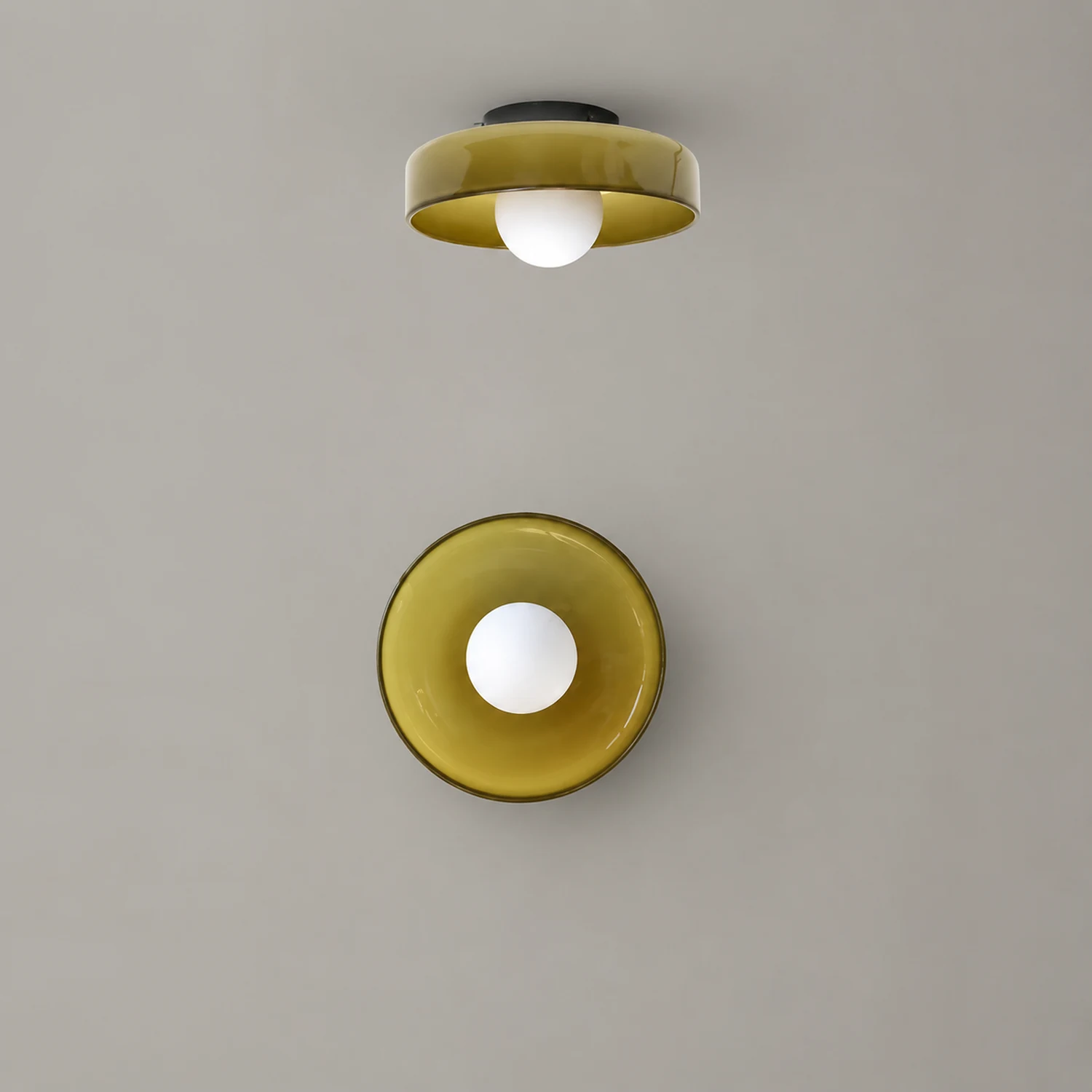 Modern Round Flush Mount Kitchen Ceiling Light - Lumpaz