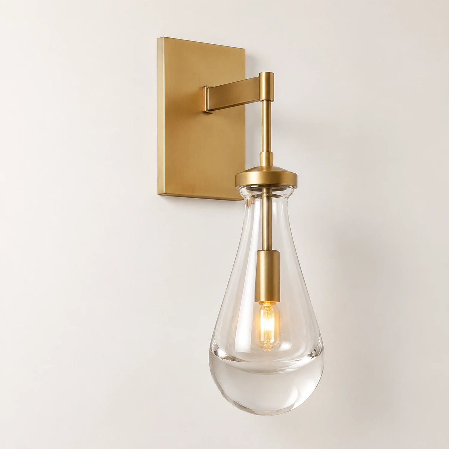 Art Creative Short Raindrop Wall Light For Dining Room