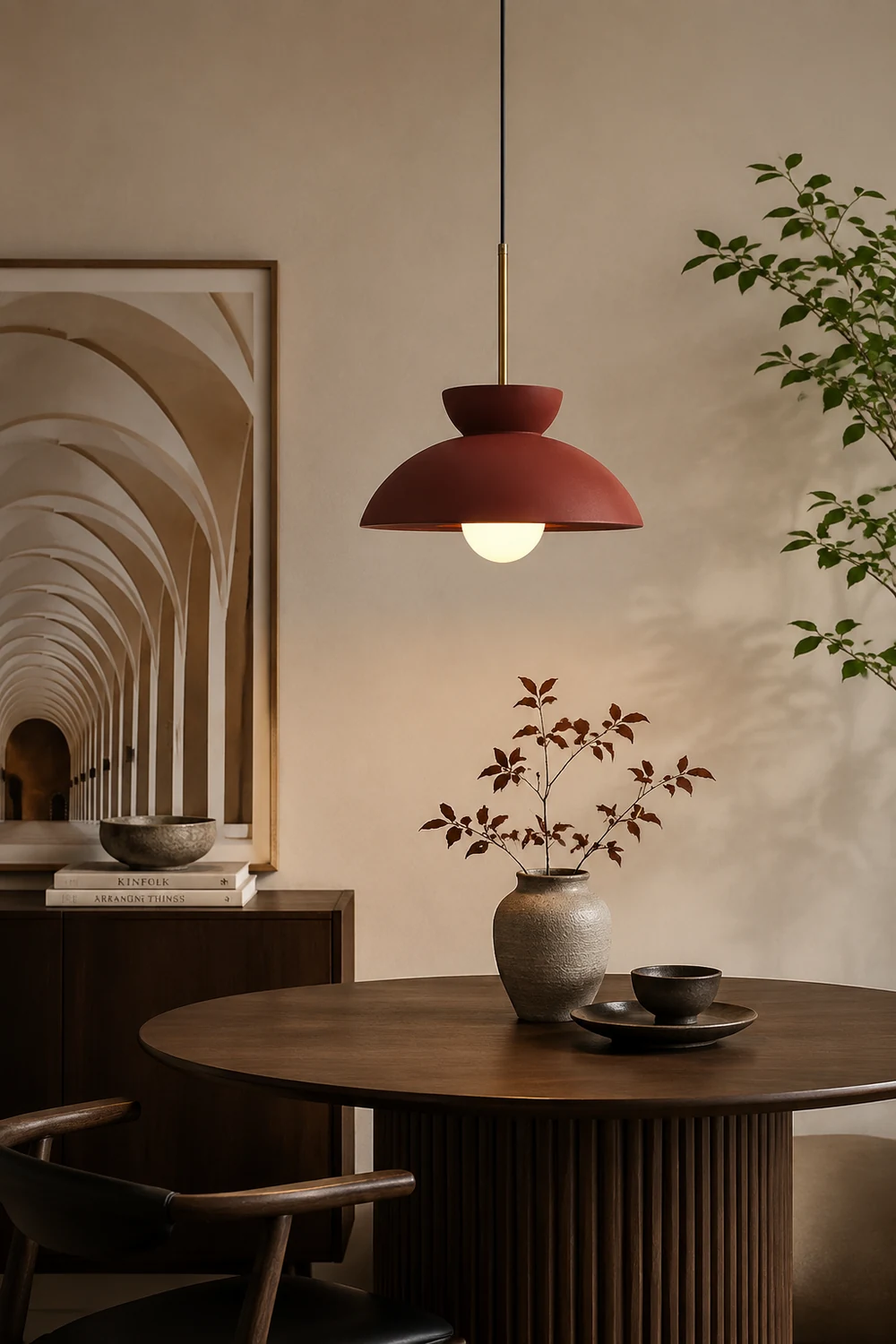 Nordic Minimalist Resin Pendant Light For Dining Room - Lumpaz
