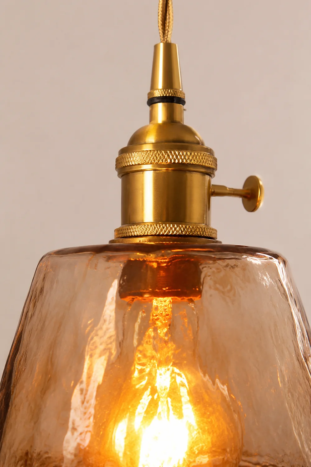 Levy Messing Glas Pendelleuchten - Lumpaz