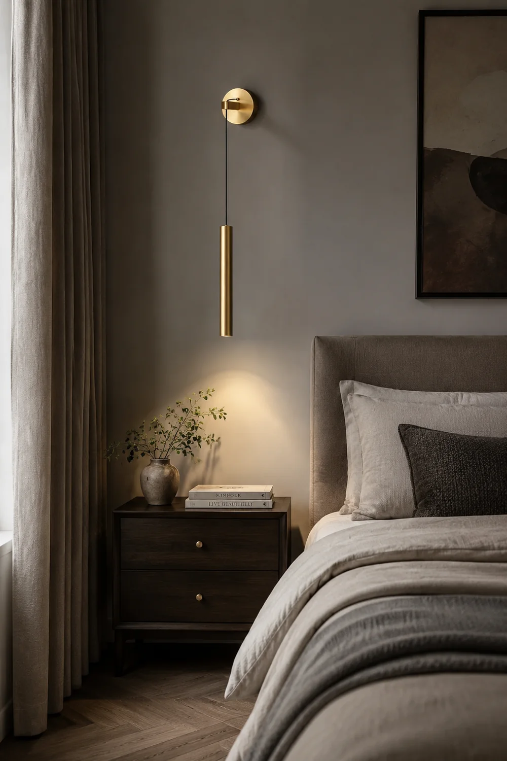 Brass Line Wall Light - Lumpaz