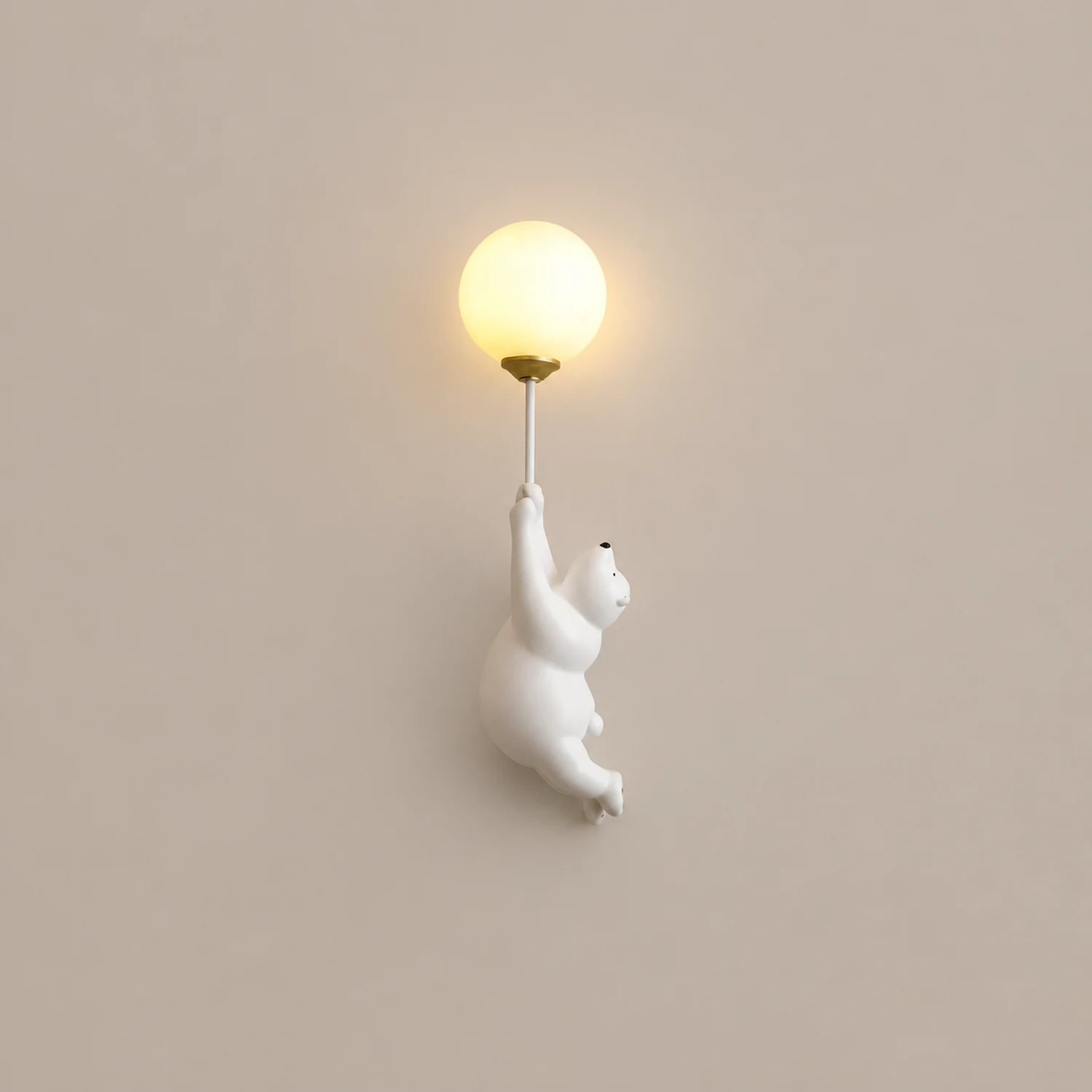 Fateh Wandlampe Bär Ballon, 4 Farben - Lumpaz