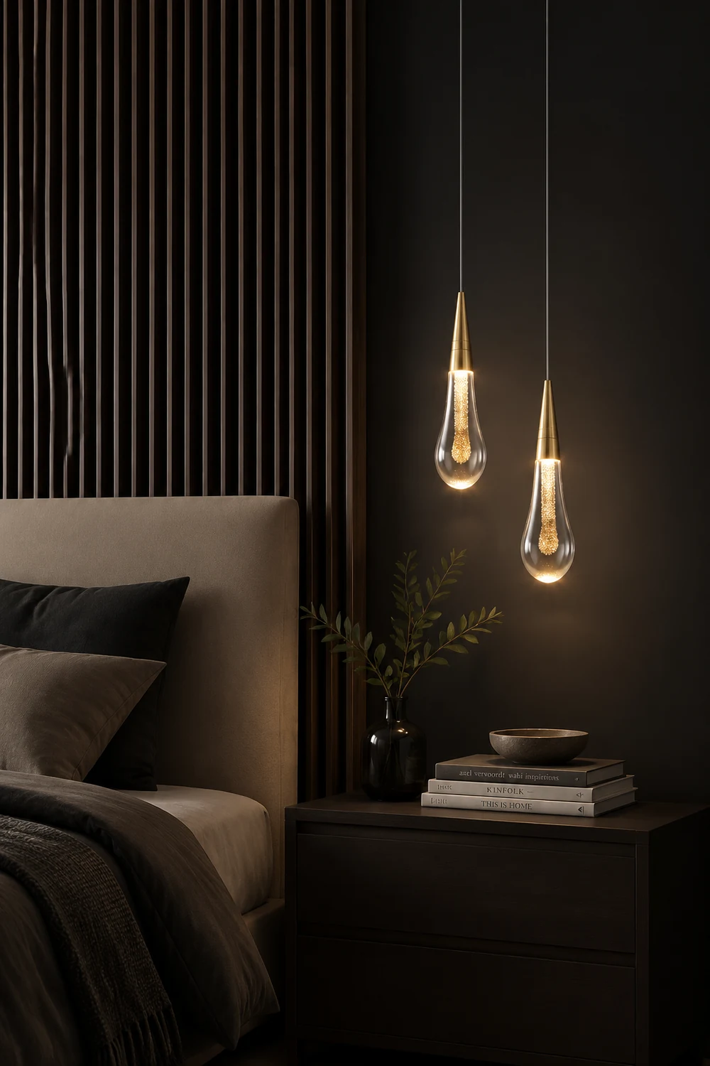 Kreative Kristalltropfen Pendelleuchte für Schlafzimmer, Esszimmer - Lumpaz