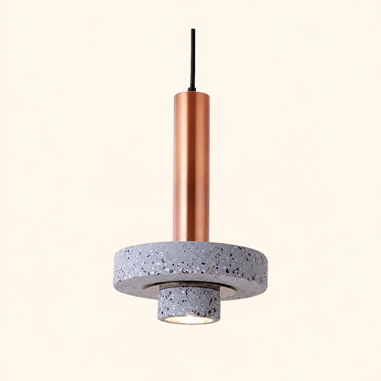 Zaid Pendelleuchte 4 Farben, Terrazzo - Lumpaz