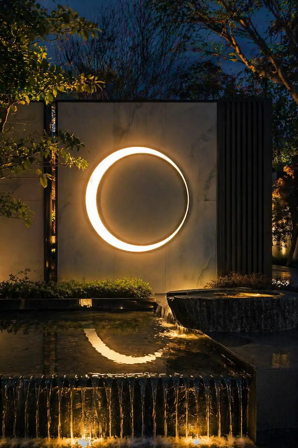 Moon Outdoor Wall Lamp - Lumpaz