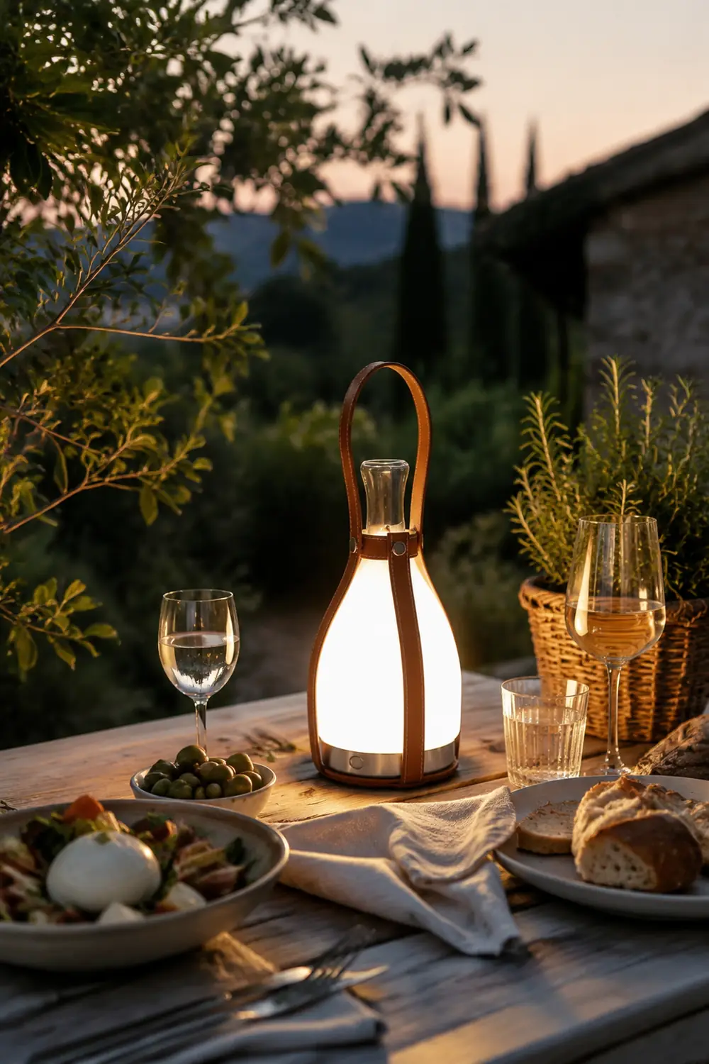 Bell Portable Built-in Battery Table Lamp - Lumpaz