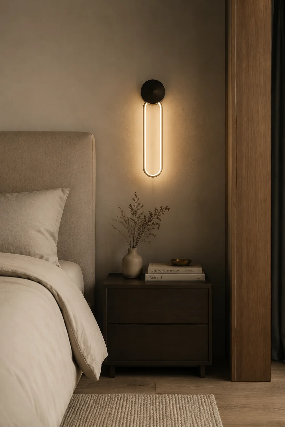 Simple Elliptical Wall Sconce - Lumpaz